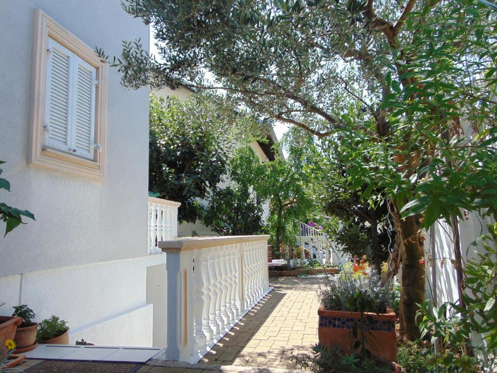 Zahrada ubytování Apartments Petra