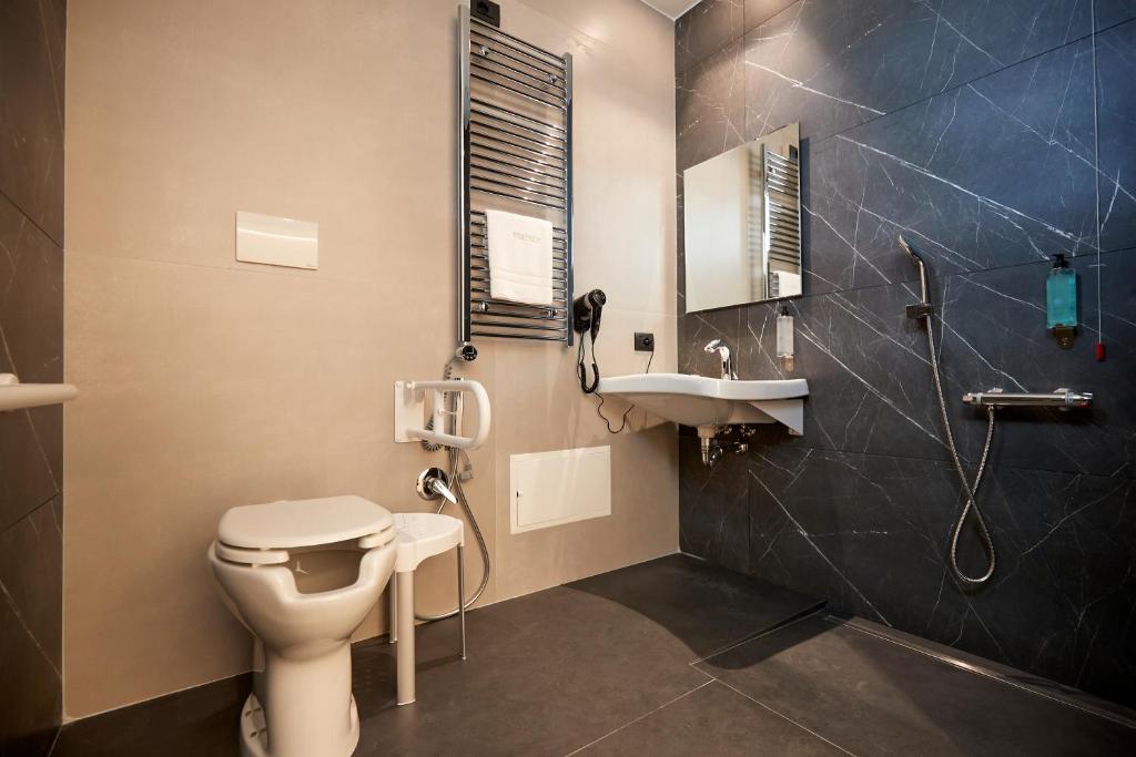 Koupelna v ubytování Orizzonte MHotel