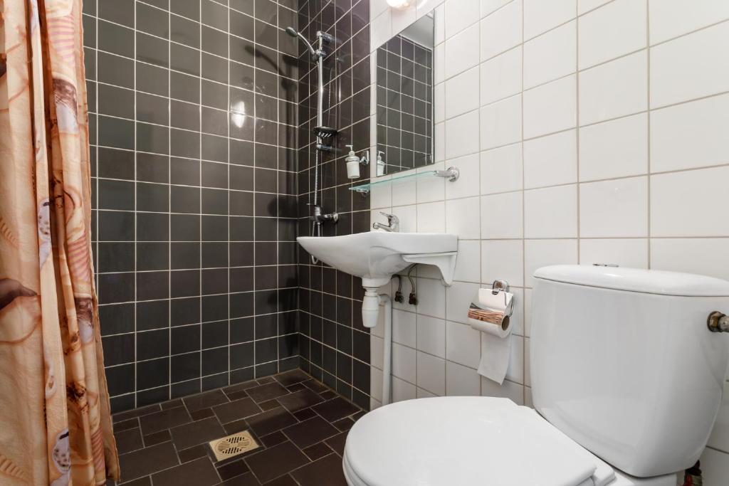 Koupelna v ubytování Kapten Krantz Guesthouse
