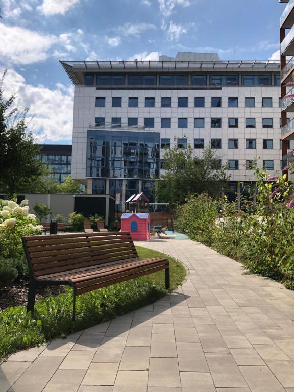 Vonkajšia záhrada v ubytovaní Warsaw - Aparts Konstruktorska