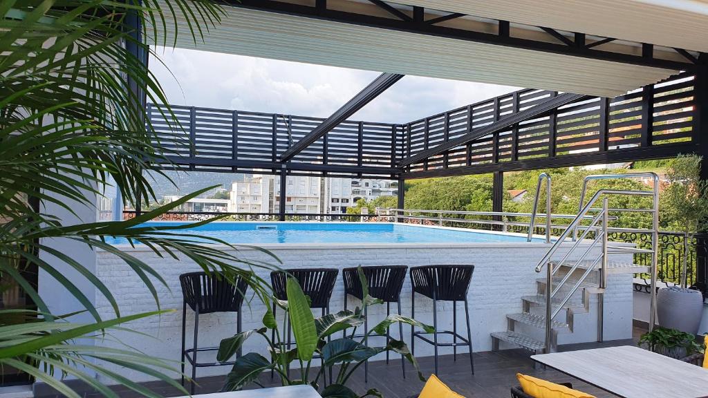 Bazén v ubytování Hotel Pasha nebo v jeho okolí