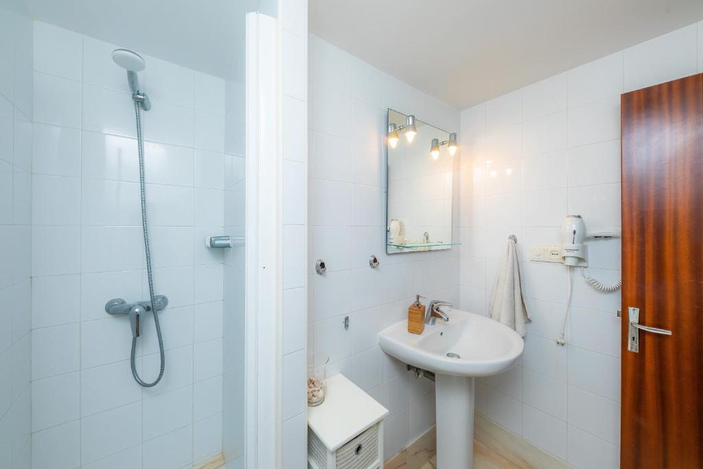 A bathroom at Villa Beach Palmitos