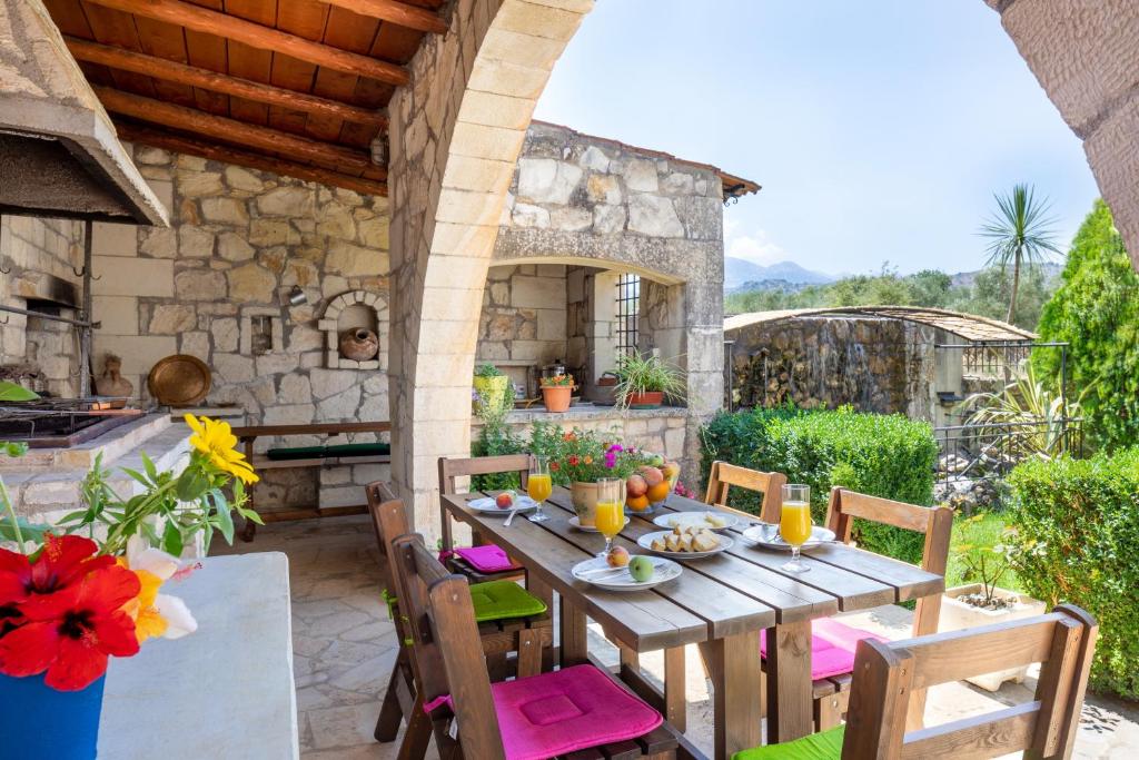 Patio nebo venkovní prostory v ubytování Villa Marianna