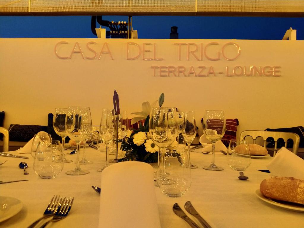Nápoje v ubytování Casa del Trigo