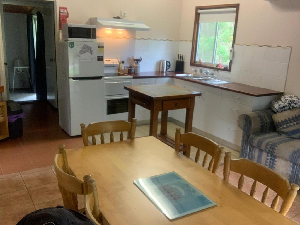 Kuchyň nebo kuchyňský kout v ubytování Kerriley Park FarmStay