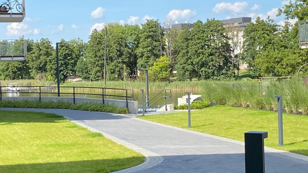 Vonkajšia záhrada v ubytovaní Marina “Nature”