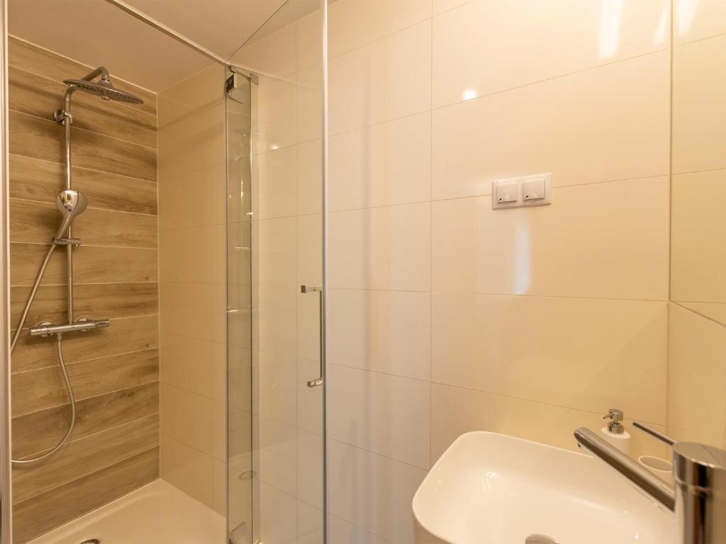 Kúpeľňa v ubytovaní VacationClub – Seaside Park Penthouse 608