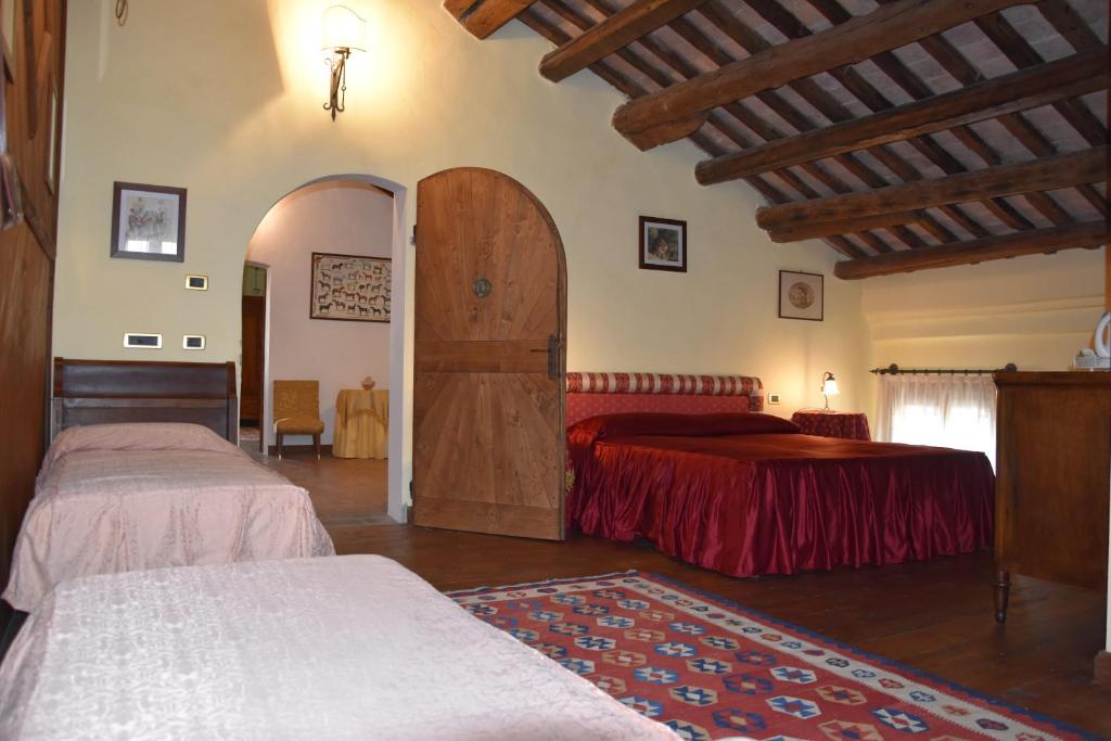 Posteľ alebo postele v izbe v ubytovaní Agriturismo Tenuta Goro Veneto
