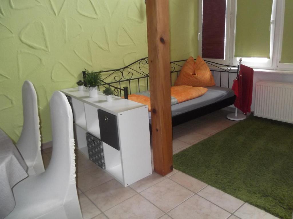Posezení v ubytování Ferienwohnung Feist