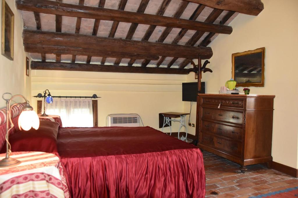 Posteľ alebo postele v izbe v ubytovaní Agriturismo Tenuta Goro Veneto