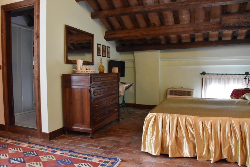 Posteľ alebo postele v izbe v ubytovaní Agriturismo Tenuta Goro Veneto