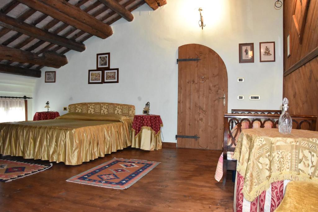 Posteľ alebo postele v izbe v ubytovaní Agriturismo Tenuta Goro Veneto