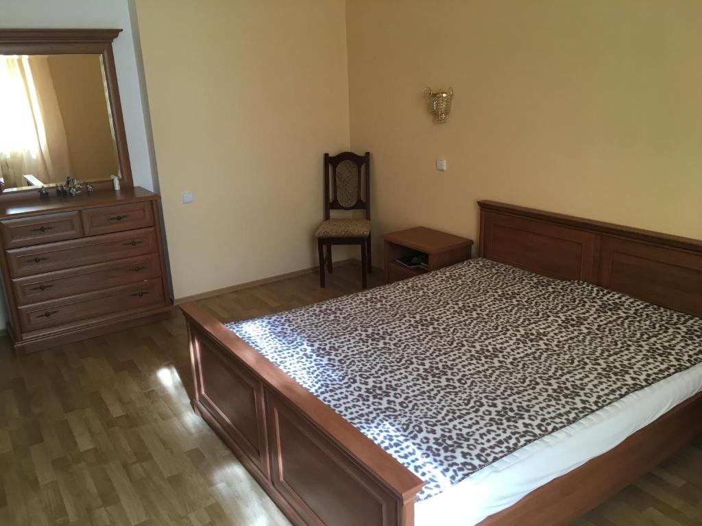 Postel nebo postele na pokoji v ubytování Apartmán PLUS KV