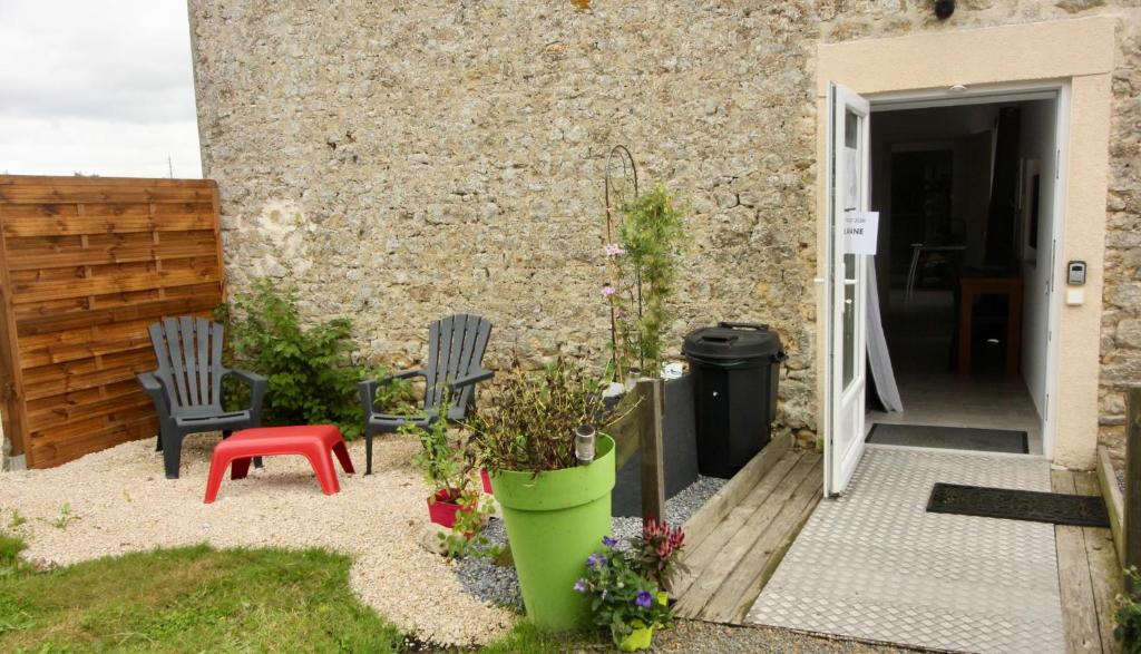 Zahrada ubytování Chambre Premium Pomme Cannelle close to Bayeux Normandie 2 pers