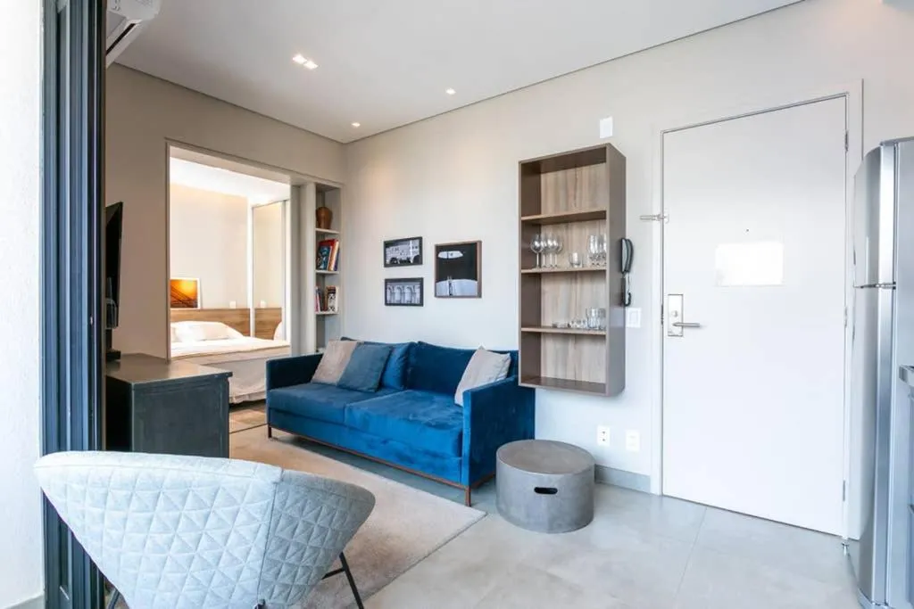 Apartamento de 1 dormitório no coração de pinheiros, Sao Paulo, Brazil
