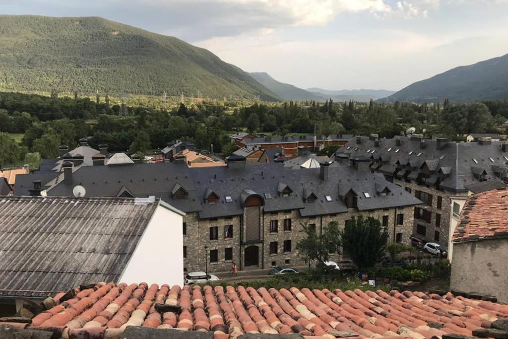 Nespecifikovaný výhled na hory nebo výhled na hory při pohledu z apartmánu