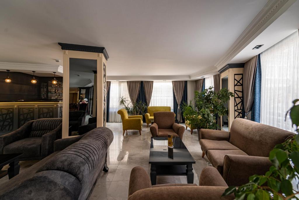 Posezení v ubytování Levent Hotel Istanbul