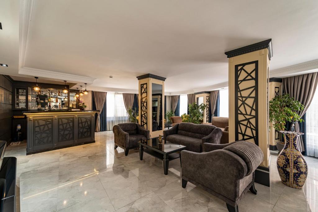 Posezení v ubytování Levent Hotel Istanbul