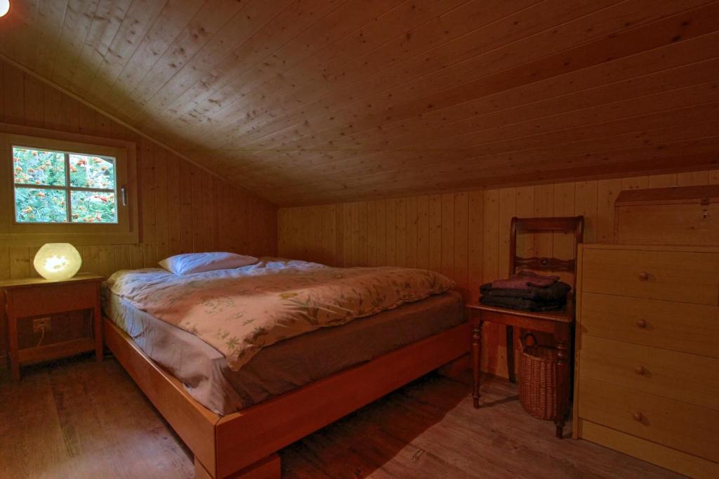 Postel nebo postele na pokoji v ubytování Les Jumelles