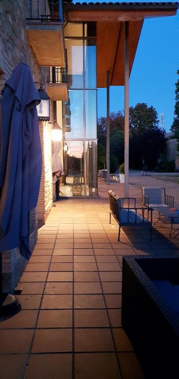Un balcón o terraza de Hotel Villa Marcilla