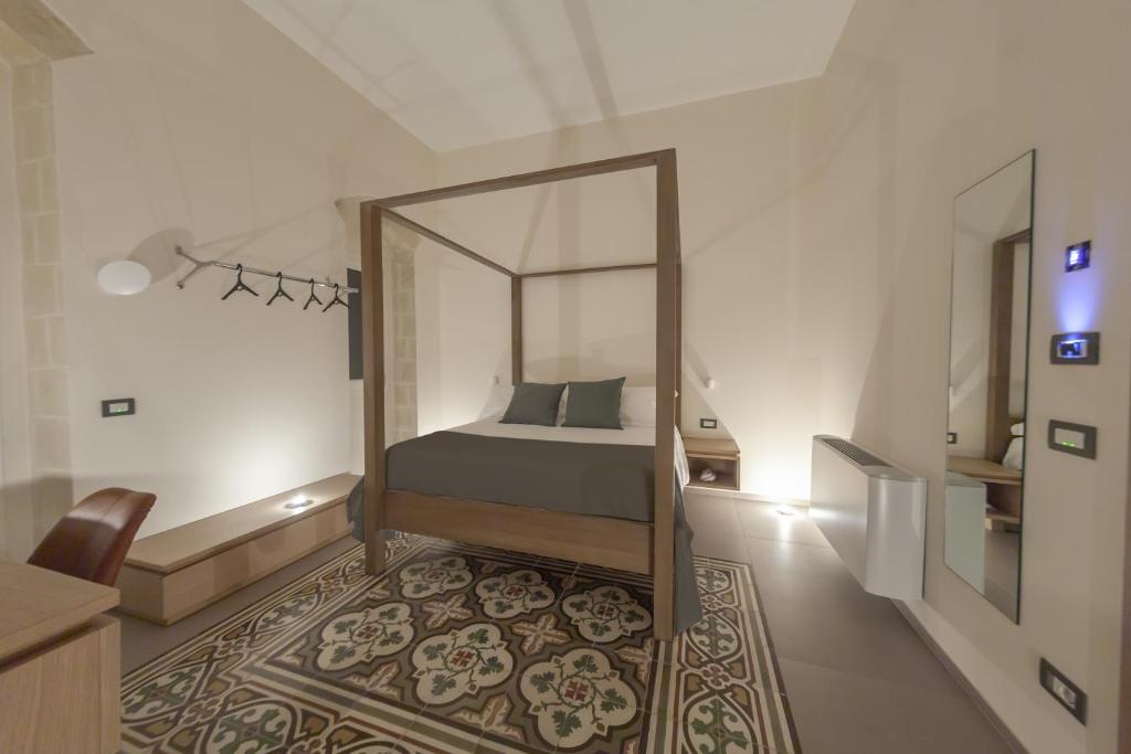 Postel nebo postele na pokoji v ubytování METEORON Luxury Rooms