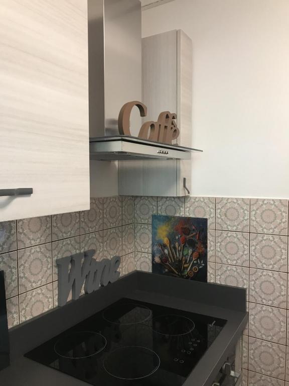 Kuchyň nebo kuchyňský kout v ubytování Genzianella