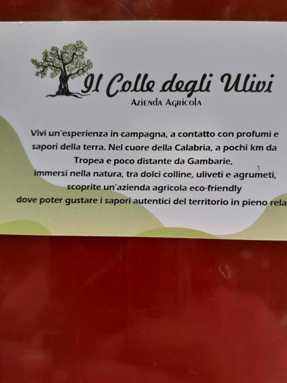 Mynd úr myndasafni af Il colle degli ulivi í San Calogero