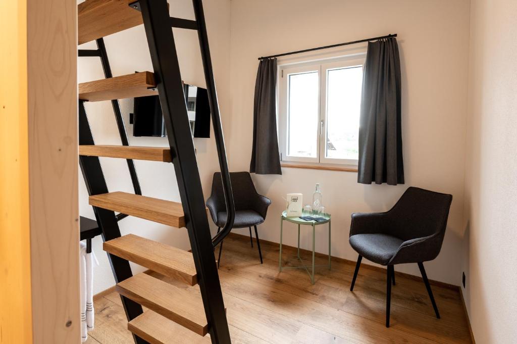 Posezení v ubytování Lindenhof Ebnet