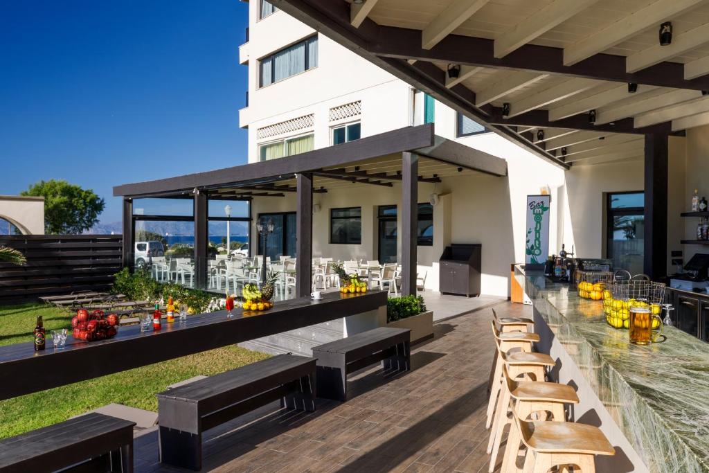 Balkón alebo terasa v ubytovaní Cactus Hotel
