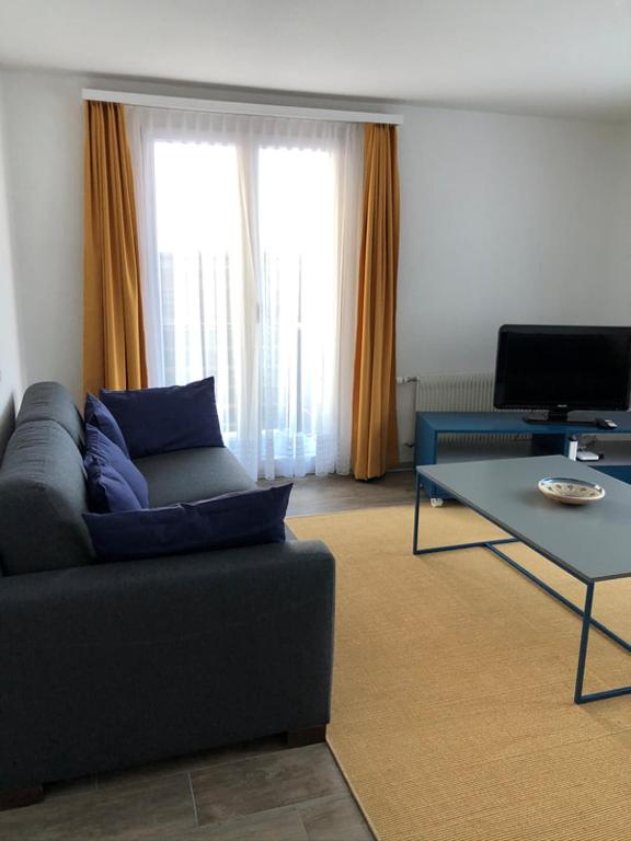 TV a/nebo společenská místnost v ubytování Chalet Wanda
