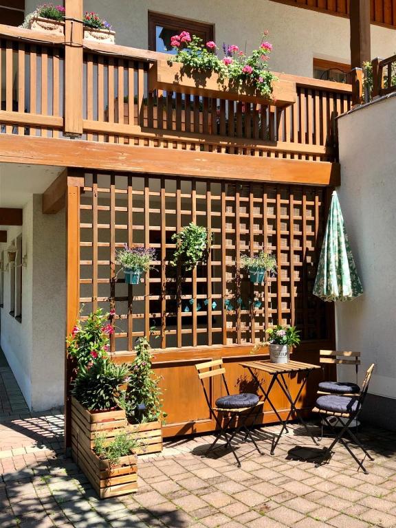 Balkón nebo terasa v ubytování Haus Kollbauer