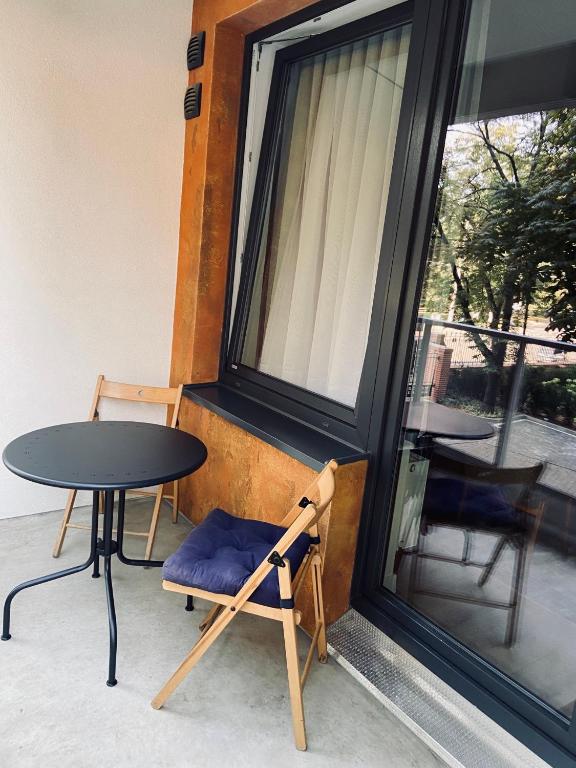 Balkón alebo terasa v ubytovaní Green Sofa Apartment