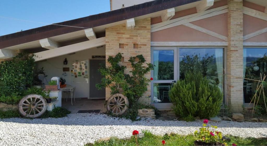 Zahrada ubytování Colle Regnano