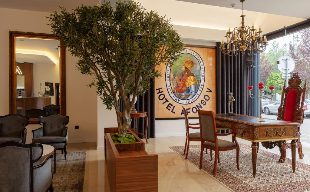 Posezení v ubytování Hotel Afonso V & SPA