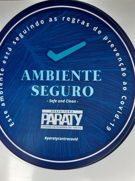 Certifikát, hodnocení, plakát nebo jiný dokument vystavený v ubytování Pousada da Helena Trindade