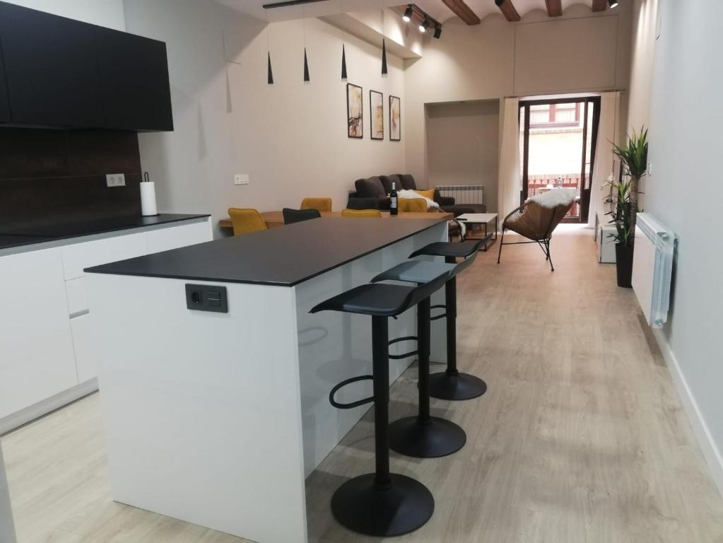 Kuchyň nebo kuchyňský kout v ubytování Palacete La Casa del Abuelo