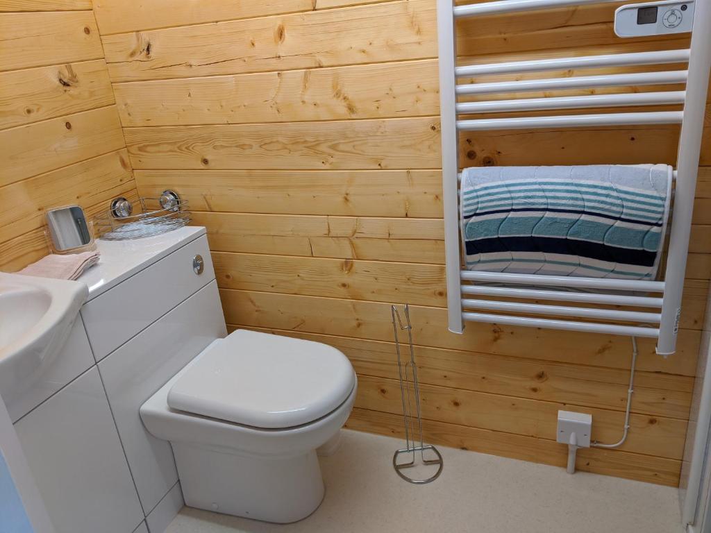 Koupelna v ubytování Foxhill Lodges