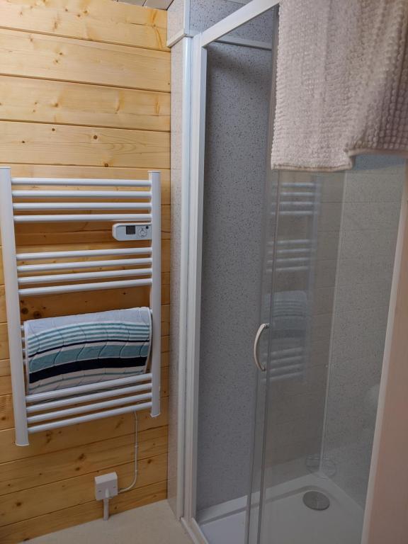 Koupelna v ubytování Foxhill Lodges
