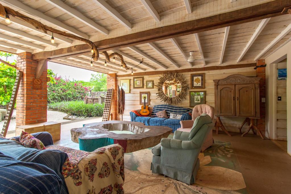 Posezení v ubytování Latica Lodge