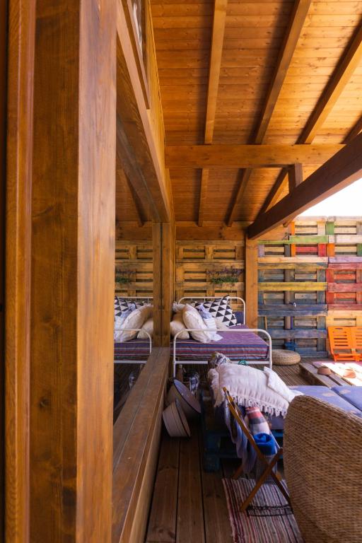 Cama o camas de una habitación en Casa da Almoinha