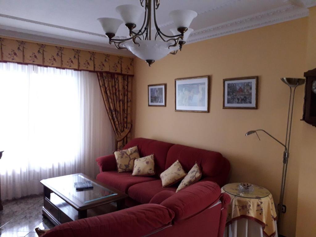 A seating area at Apartamentos Los Frutales