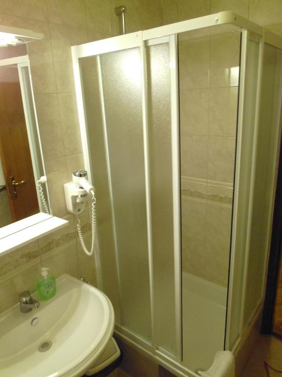 Koupelna v ubytování Guesthouse Mali Raj