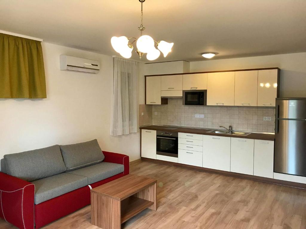 Kuchyňa alebo kuchynka v ubytovaní Veritas Apartment Zamárdi
