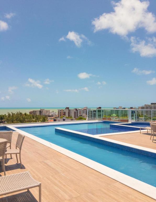  Estiloso flat na praia do Bessa em João Pessoa