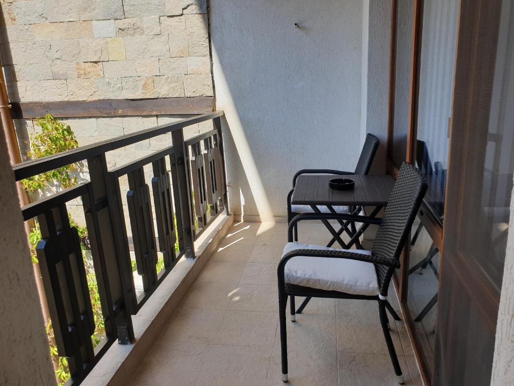 Balkón nebo terasa v ubytování MitProt Panorama Bay 2 luks apartment 102