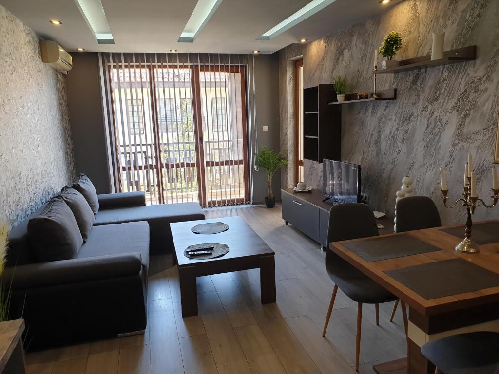 Posezení v ubytování MitProt Panorama Bay 2 luks apartment 102
