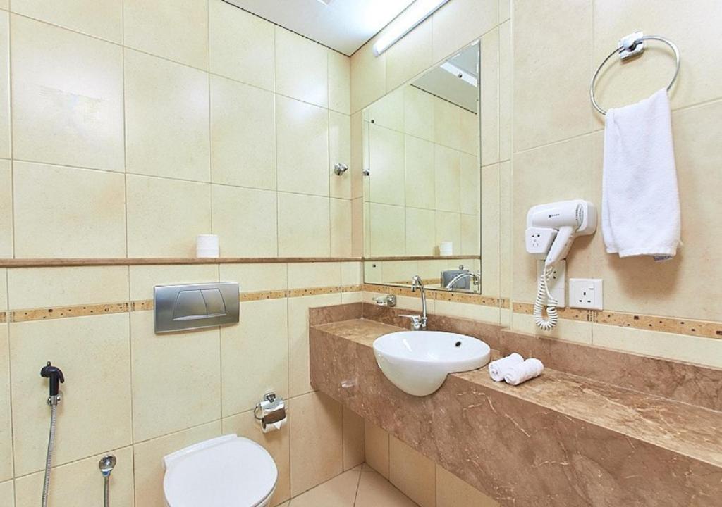 Koupelna v ubytování Mughal Suites