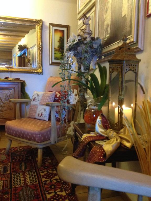 Posezení v ubytování Hotel Garni St. Hubertus