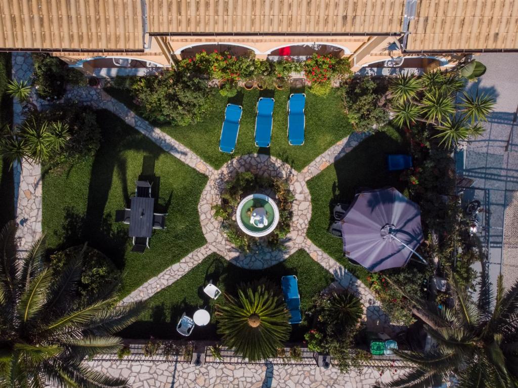 Zahrada ubytování Eleni Apartments