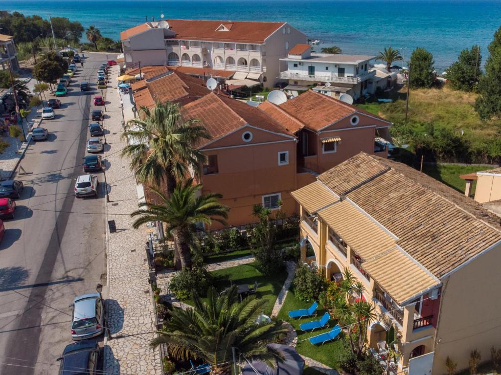 Nespecifikovaný výhled na moře nebo výhled na moře při pohledu z aparthotelu